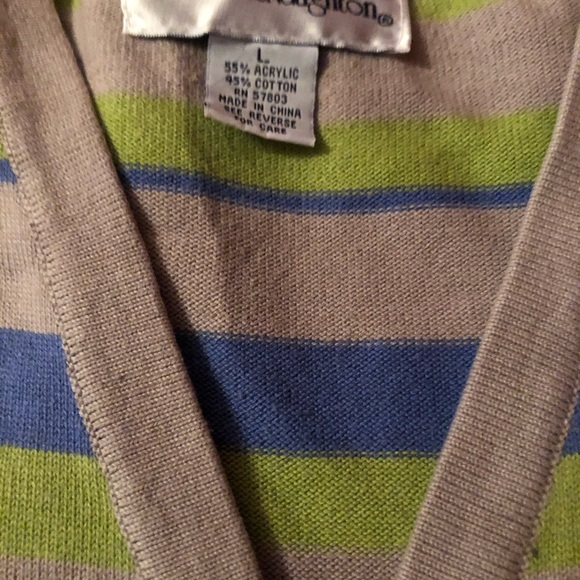 Norton McNaughton Cardigan Sweater Preppy Collegiate - Picture 3 of 5